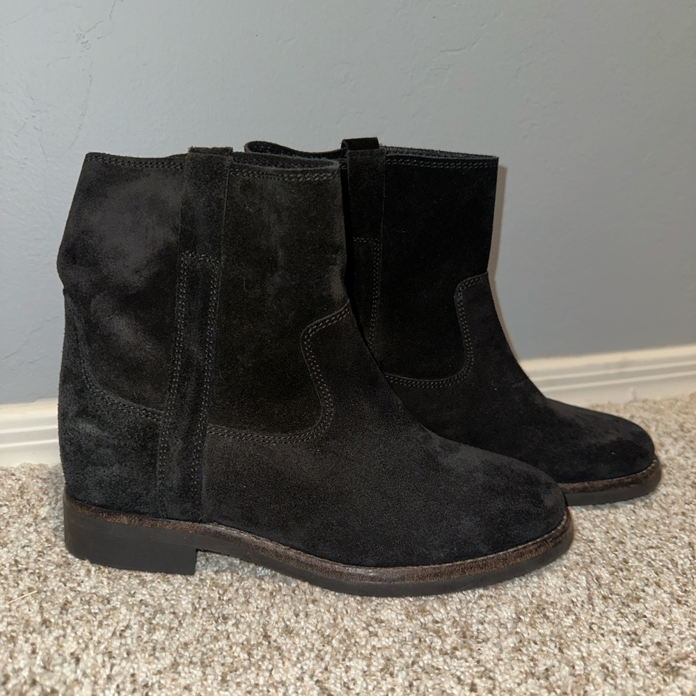Isabel Marant Black Suede Boots